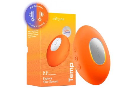 Клиторальный вибростимулятор с функцией нагрева и охлаждения We-Vibe Temp