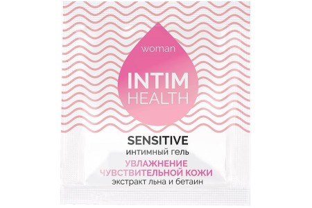 Увлажняющий интимный гель Sensitive с экстрактом льна 3 гр, пробник