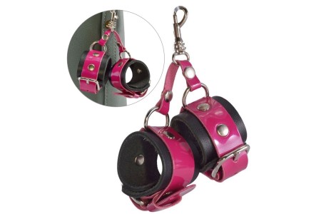 Брелок-наручники из натуральной кожи Sitabella