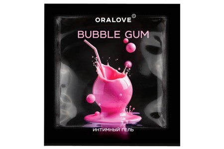 Съедобный оральный гель OraLove со вкусом Bubble Gum 3 гр, пробник