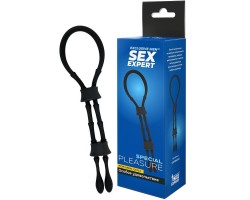 Лассо на пенис с регулировкой утяжки Sex Expert