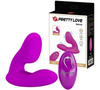 Вибростимулятор простаты со стимулятором промежности Pretty Love Melvin с пультом ДУ