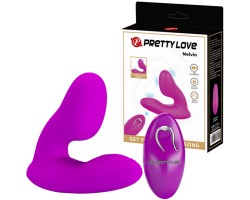 Вибростимулятор простаты со стимулятором промежности Pretty Love Melvin с пультом ДУ