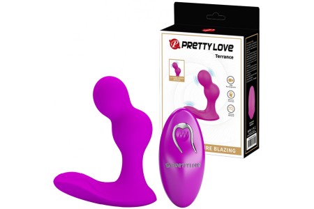 Перезаряжаемый вибростимулятор простаты Pretty Love Terrance с пультом ДУ