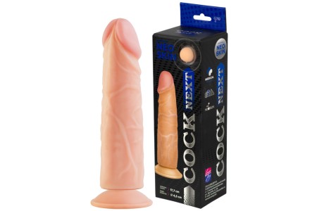 Реалистичный фаллос телесного цвета без мошонки Cock Next 19 см