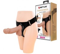 Реалистичный страпон на трусиках Pretty Love Harness Briefs Jerry 22 см