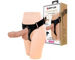 Реалистичный страпон на трусиках Pretty Love Harness Briefs Jerry 22 см