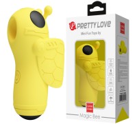 Насадка на палец Pretty Love Magic Bee с вакуумно-волновой стимуляцией