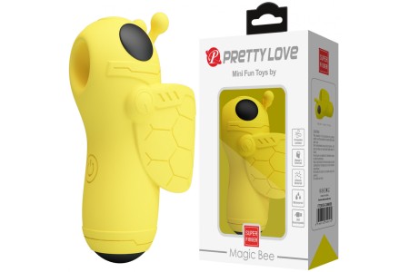 Насадка на палец Pretty Love Magic Bee с вакуумно-волновой стимуляцией