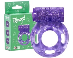 Эрекционное виброкольцо Rings Axle-Pin Purple