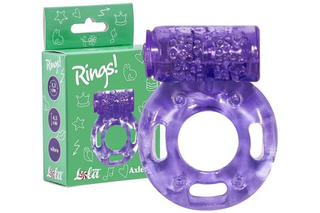 Эрекционное виброкольцо Rings Axle-Pin Purple