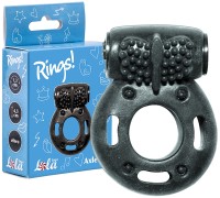 Эрекционное виброкольцо Rings Axle-Pin Black