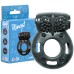Эрекционное виброкольцо Rings Axle-Pin Black - фото