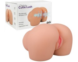 Реалистичный вибромастурбатор с функцией всасывания и звуковым сопровождением Satisfaction Cutie Lush