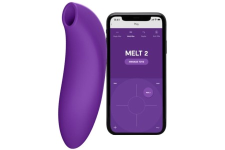 Вакуумно-волновой смарт-стимулятор клитора We-Vibe Melt 2 фиолетовый
