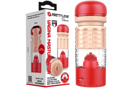 Мульти-скоростной мастурбатор-вагина в колбе Theresa