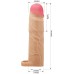 Удлиняющая насадка с креплением под мошонку Pretty Love Gerd телесная + 7,6 см - фото 5