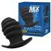 Анальный тоннель со стимулирующим рельефом Sex Expert L - фото