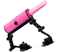Компактная секс-машина с функцией нагрева Pink-Punk MotorLovers
