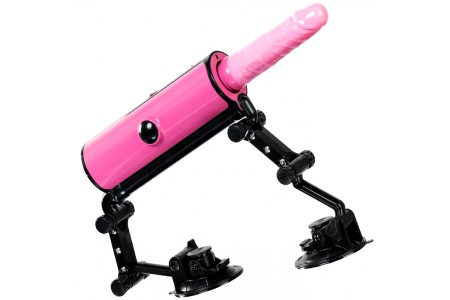 Компактная секс-машина с функцией нагрева Pink-Punk MotorLovers
