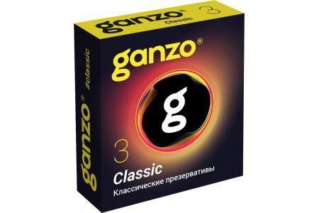 Презервативы Ganzo №3 Classic классические с обильной смазкой