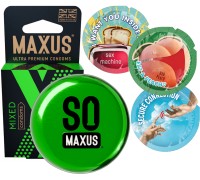 Презервативы в металлическом кейсе Maxus №3 Mixed микс