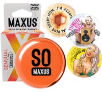 Презервативы в металлическом кейсе Maxus №3 Sensual cверхчувствительные