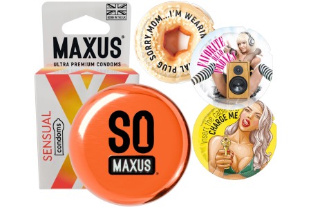 Презервативы в металлическом кейсе Maxus №3 Sensual cверхчувствительные