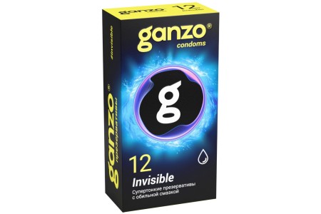 Презервативы Ganzo №12 Invisible супертонкие с обильной смазкой