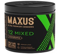 Презервативы в пластиковом кейсе Maxus №12 Mixed микс