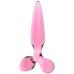 Стеклянный стимулятор 3 в 1 Satisfyer Triple Crystal 2 розовый 22 см - фото 3