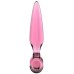 Стеклянный стимулятор 3 в 1 Satisfyer Triple Crystal 2 розовый 22 см - фото 5