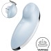 Клиторальный вибростимулятор с пульсацией Satisfyer Tap And Climax 2 голубой - фото 1