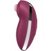 Клиторальный вибростимулятор с пульсацией Satisfyer Tap And Climax 2 бордовый - фото 4