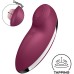 Клиторальный вибростимулятор с пульсацией Satisfyer Tap And Climax 2 бордовый - фото 1