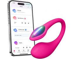 Lovense Lush Mini инновационный смарт-вибростимулятор с LED-подсветкой
