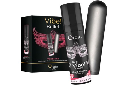 Набор Orgie Vibe Bullet со съедобным интимным гелем с возбуждающим эффектом вибрации и вибропулей