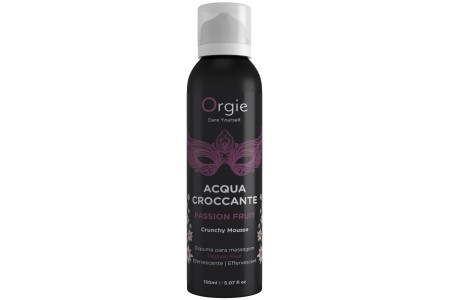 Шипучая увлажняющая пена для чувственного массажа Orgie Acqua Croccante Passion Fruit 150 мл
