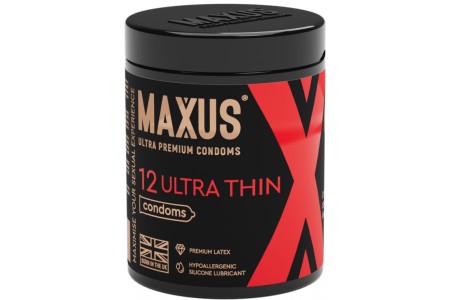 Презервативы в пластиковом кейсе Maxus №12 Ultra Thin ультратонкие