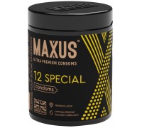 Презервативы в пластиковом кейсе Maxus №12 Special точечно-ребристые