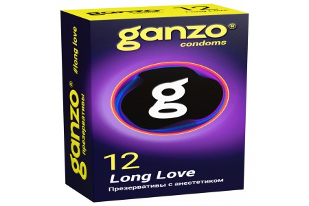 Презервативы Ganzo №12 Long Love с анестетиком