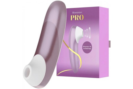 Бесконтактный вакуумно-волновой стимулятор клитора Womanizer Pro сиреневый