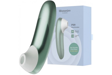 Бесконтактный вакуумно-волновой стимулятор клитора Womanizer Pro шалфей