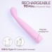 Розовый гибкий вибратор для зоны G с функцией памяти Selove TouchBend - фото 5