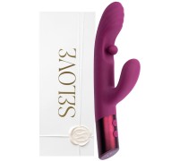 Фиолетовый вибратор-кролик с плавающим стимулятором для зоны G Selove Swrily