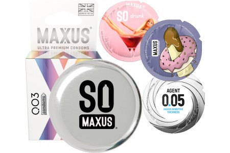 Презервативы в металлическом кейсе Maxus №3 Extra Thin экстратонкие