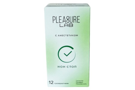 Презервативы Pleasure Lab с анестетиком 12 шт