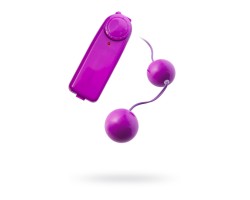 Вагинальные шарики с вибрацией TOYFA, ABS пластик, фиолетовый, 12,2 см