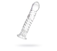 Нереалистичный фаллоимитатор Sexus Glass, стекло, прозрачный, 16,5 см