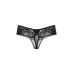 Трусики кружевные SoftLine Collection, черный, S/M - фото 2